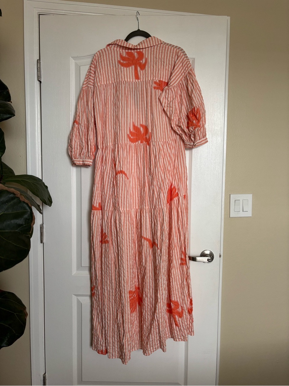Anthropologie Celandine Carolita Printed Tiered Shirt Dress - Picture 5 of 5